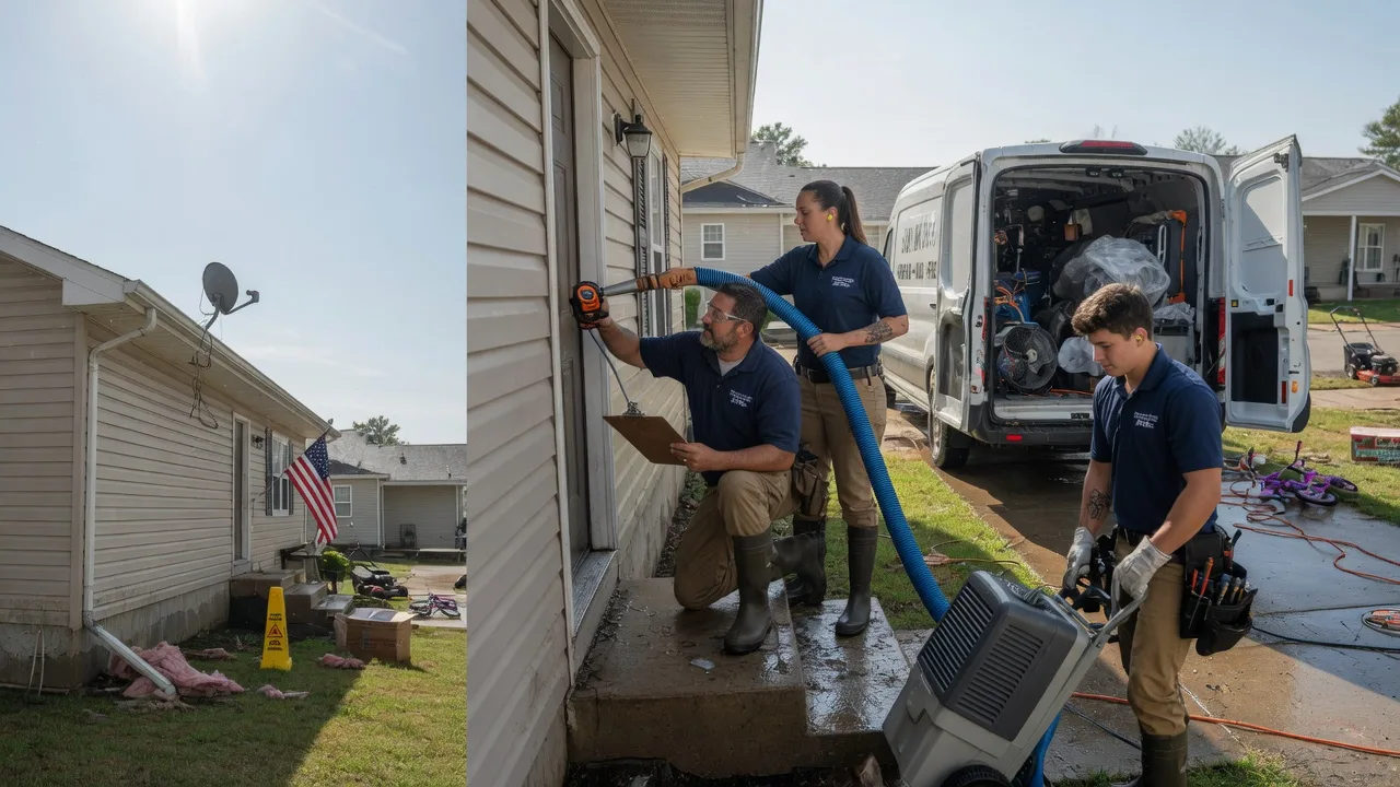 Ceiling Water Damage Restoration in Buffalo, IN near me